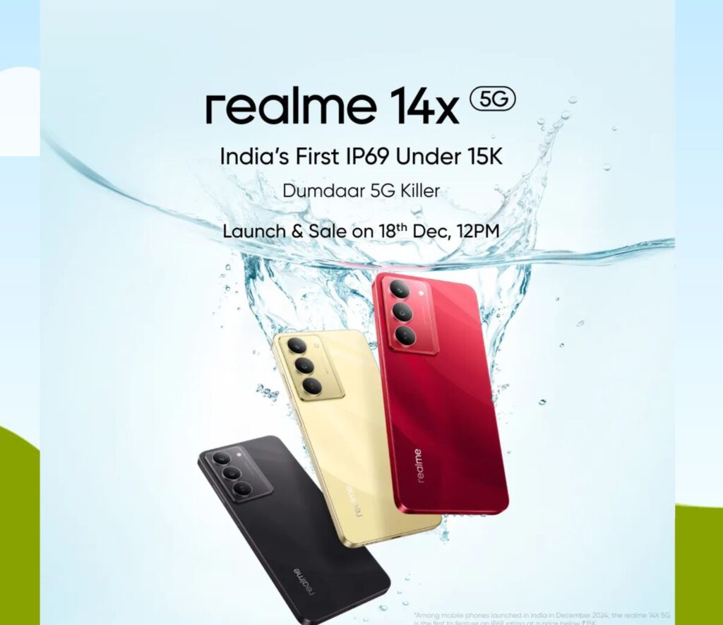Realme 14X 5G Launch in India on December 18